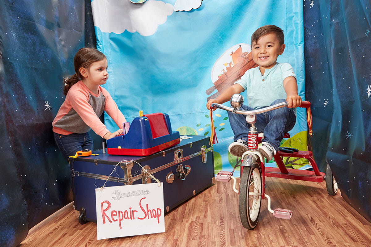 kids cycle repair shop